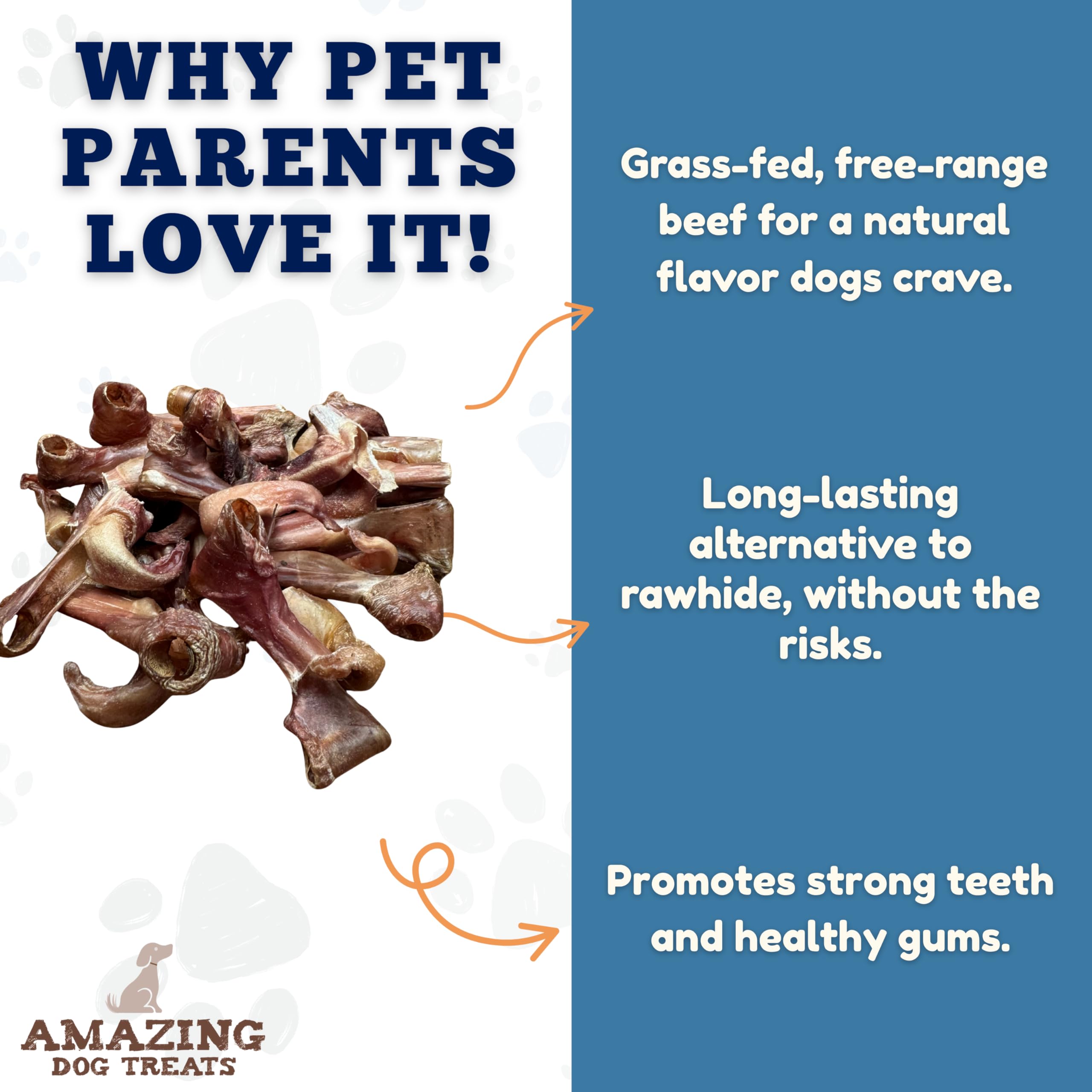 Amazing Dog Treats ingrédients naturels: sans additifs pour une collation simple.