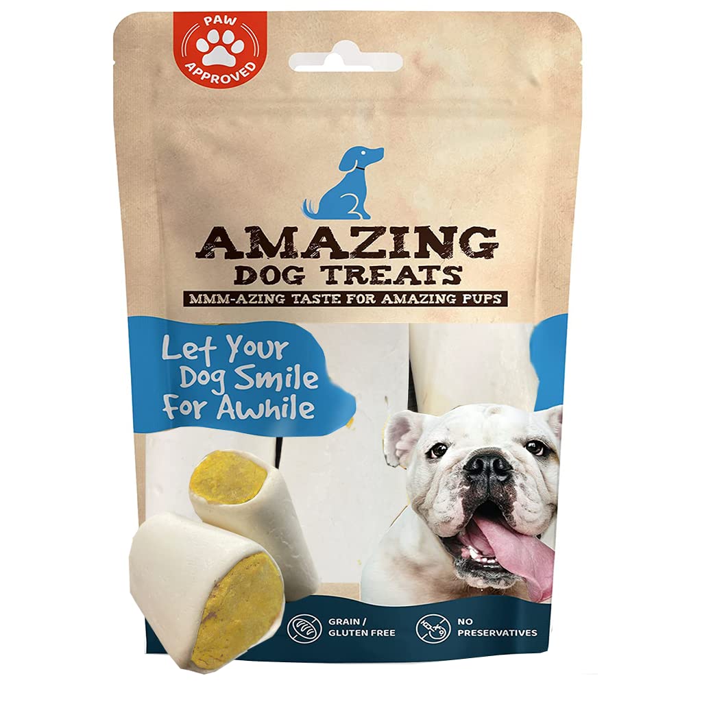 Amazing Dog Treats – os tibia farcis bacon fromage, mastication longue et satisfaisante.