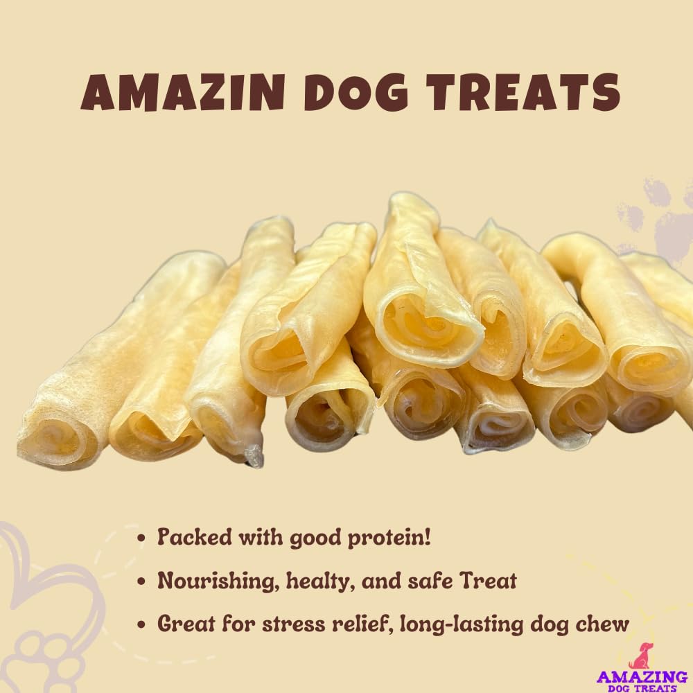 Amazing Dog Treats bâton collagène 6 pouces : élément principal sans os et facile à digérer.