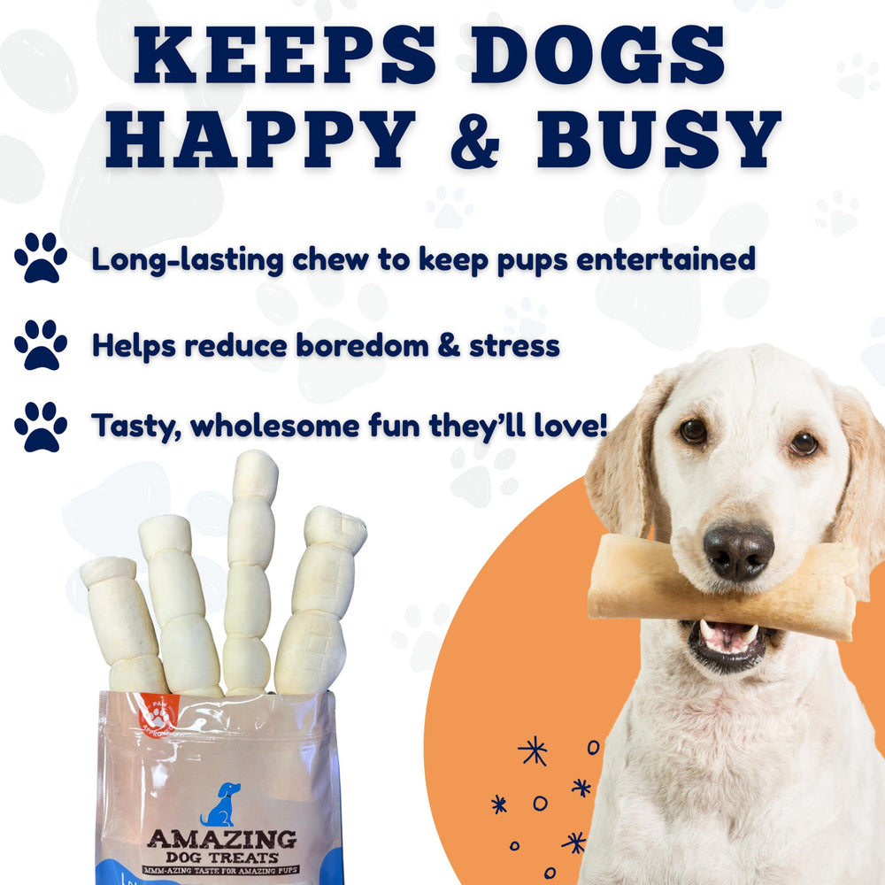 Idéal pour mordeurs puissants: longue durée et satisfaction avec Amazing Dog Treats.
