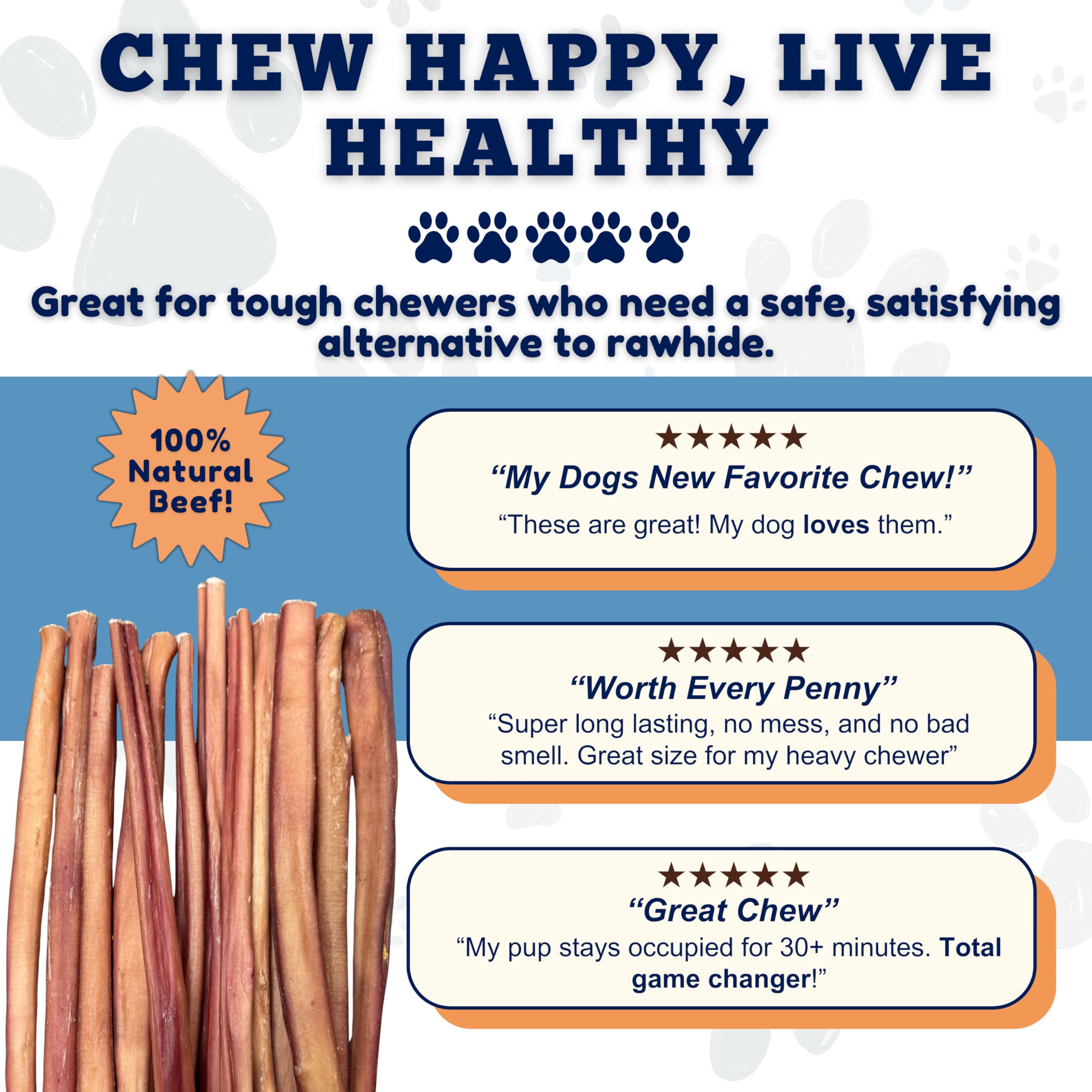 Utilisation quotidienne sécurisée pour chiens avec les sticks naturels Amazing Dog Treats.