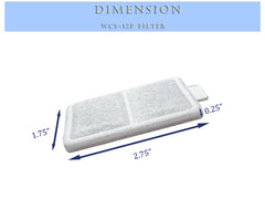 Amazinpure filtre eau plus fraiche – goût naturel pour votre animal.