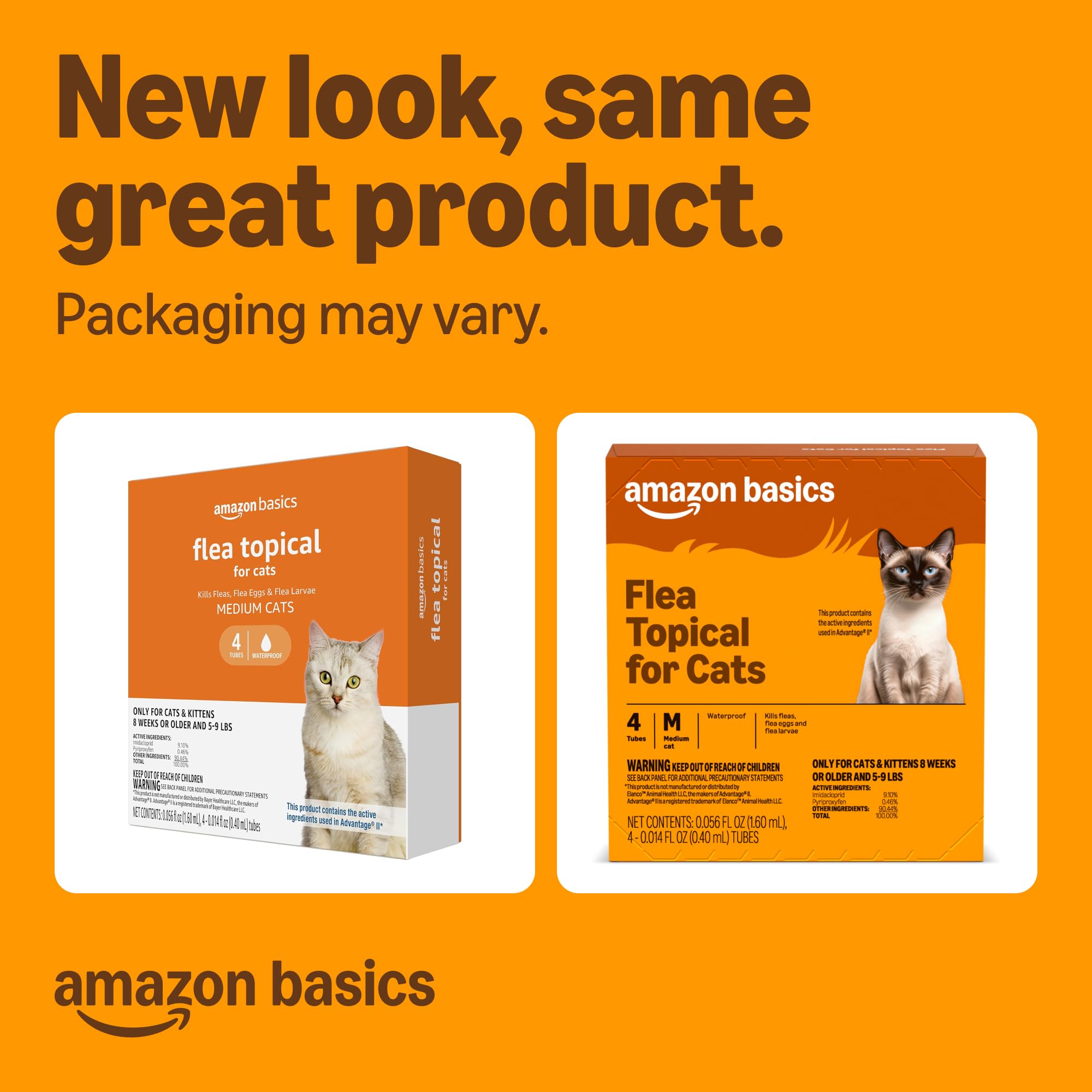 Amazon Basics Application sur le dos du chat entre les épaules pour une utilisation pratique.