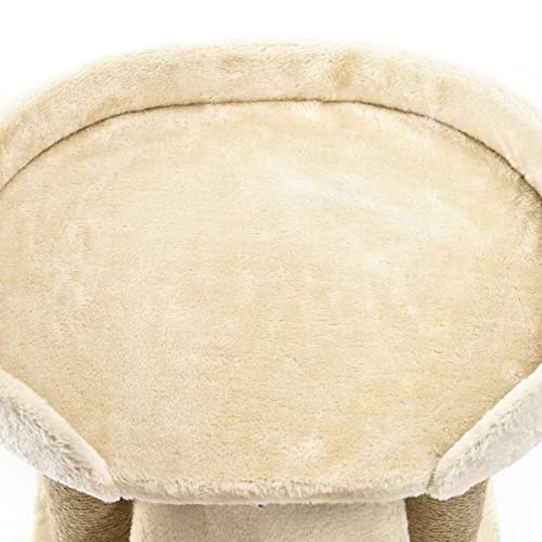 Design neutre et beige de l'arbre à chat Amazon Basics