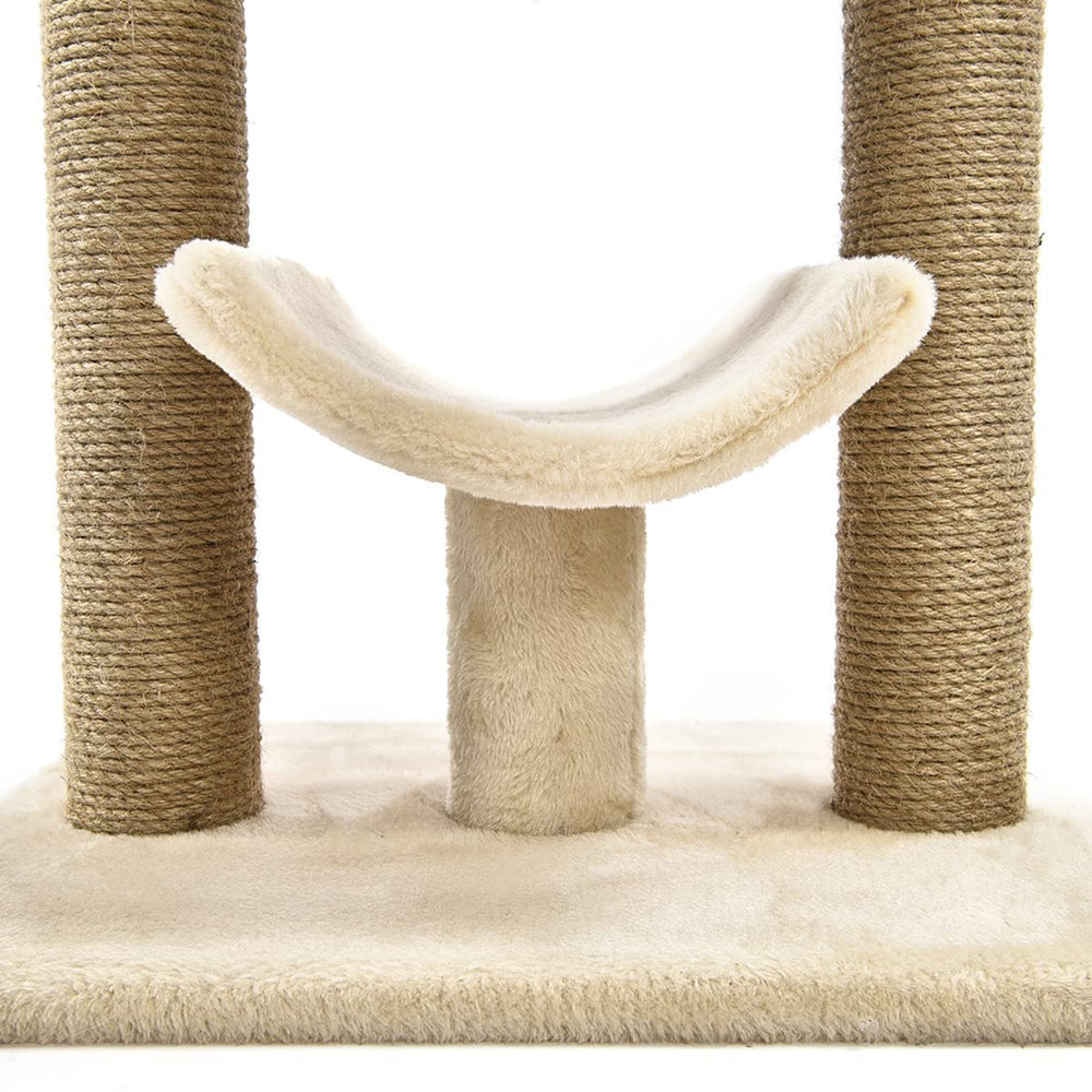 Plateformes moquette pour repos et jeu, arbre à chat Amazon Basics