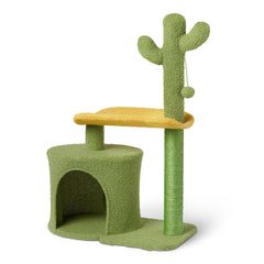 Amazon Basics arbre chat cactus et poste sisal, favorise le griffage naturel et l’exercice.