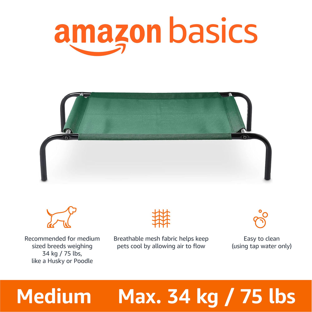 Armature métallique robuste du lit chien Amazon Basics.
