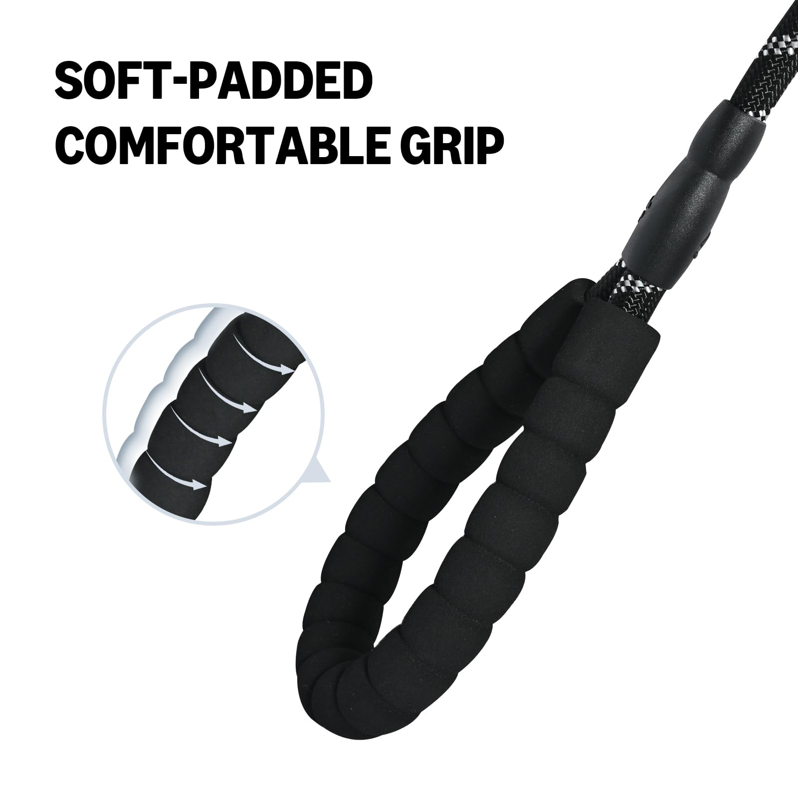 Attache solide Amazon Basics, clip fiable pour collier ou harnais.