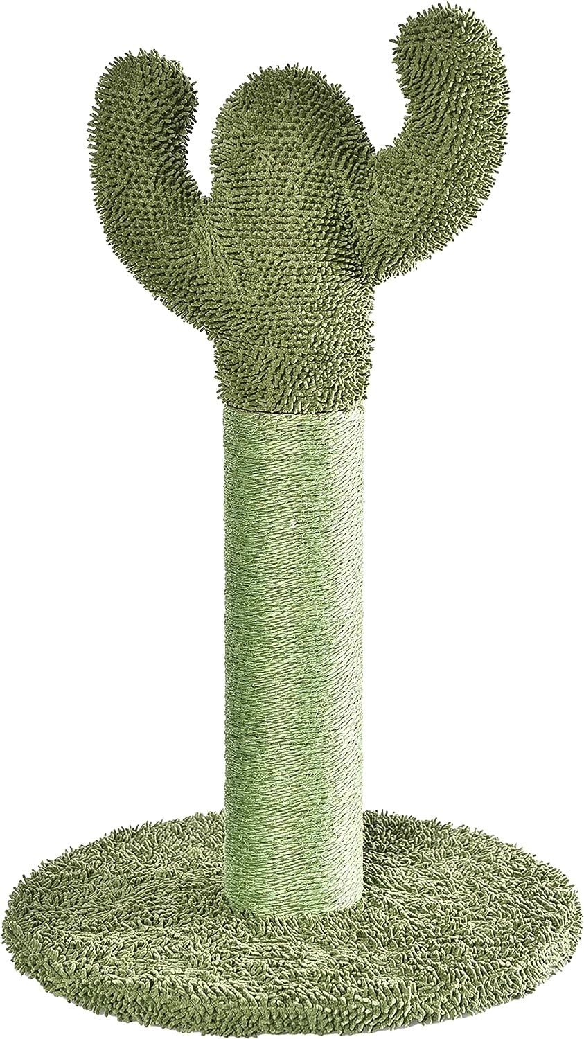 Base stable Amazon Basics poteau chat cactus intérieur pour éviter les basculements.