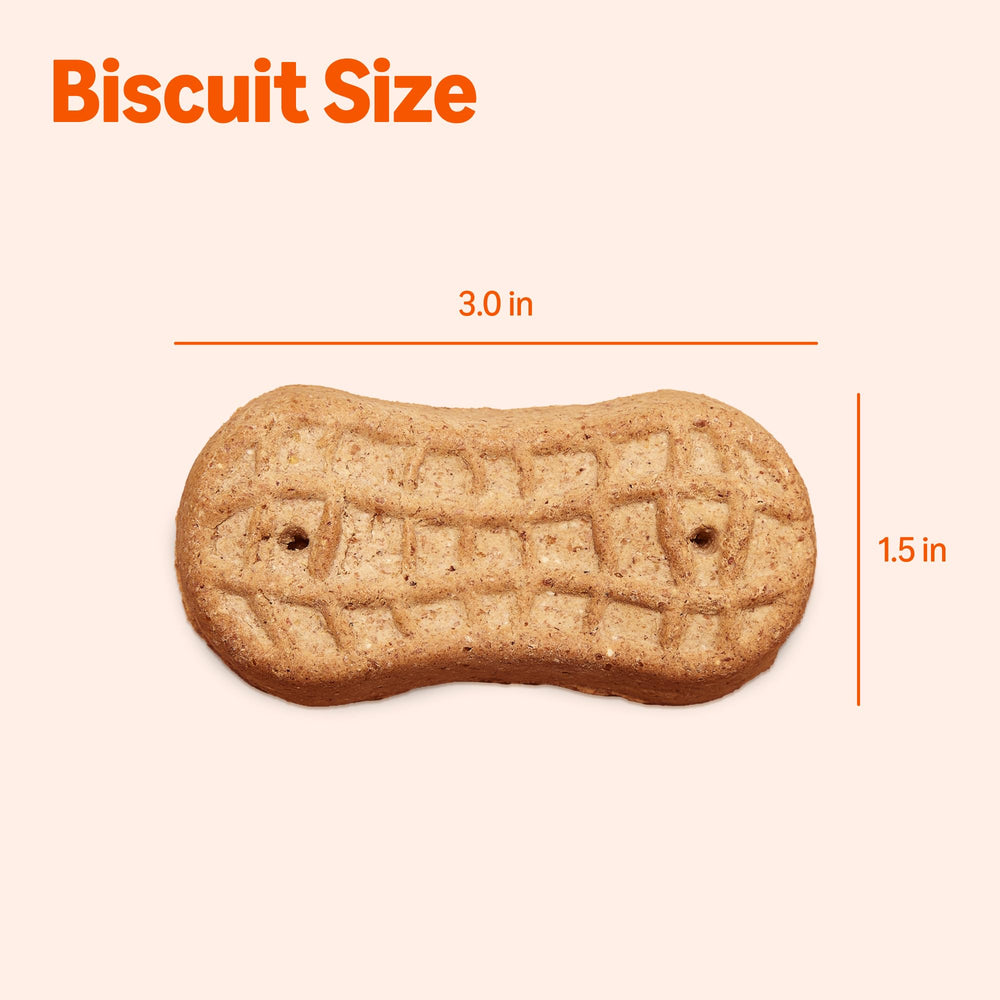 Biscuits Amazon Basics croquants, utile pour les moments de jeu et de récompense.