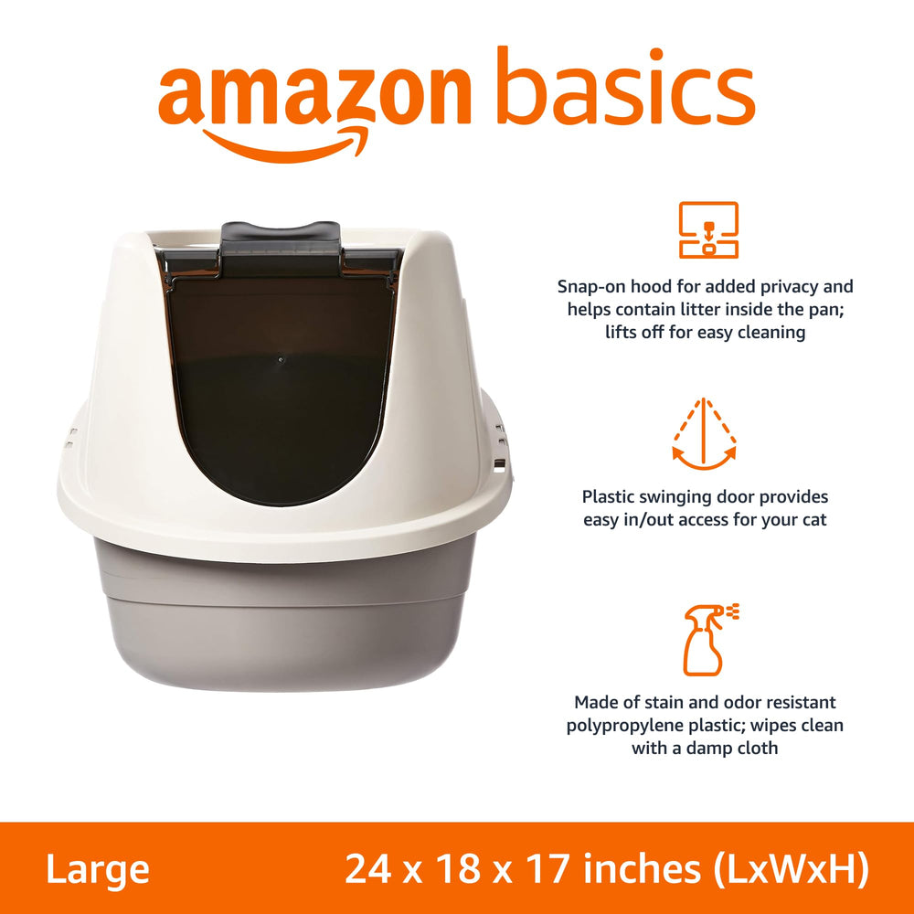 Filtre carbone intégré Amazon Basics pour réduire les odeurs à domicile.