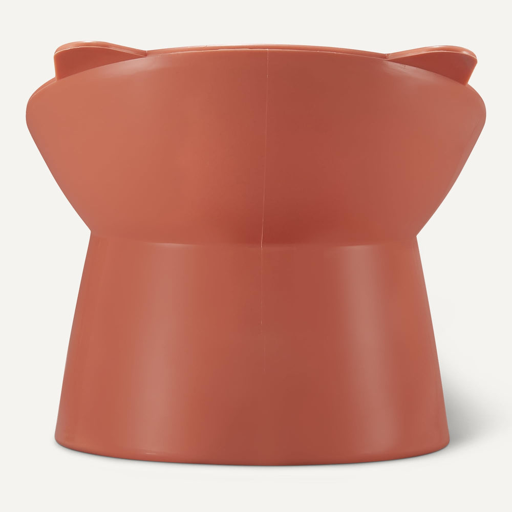 Bol chat Amazon Basics base stable et bord incurvé pour sécurité.