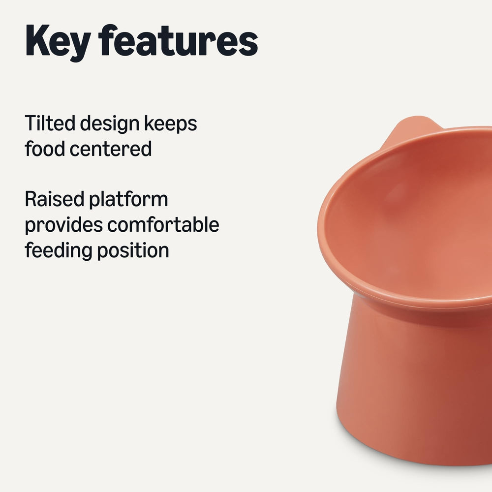 Bol chat Amazon Basics design incline pour posture et accessibilité.