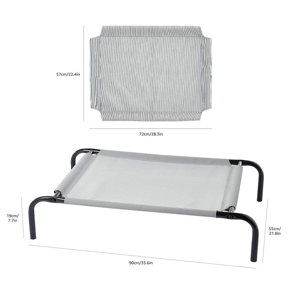 Cadre metal Amazon Basics offre un soutien durable pour petit chien.