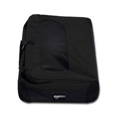 Amazon Basics cage-transport chien pliable, matelas en polaire lavable pour plus de douceur.