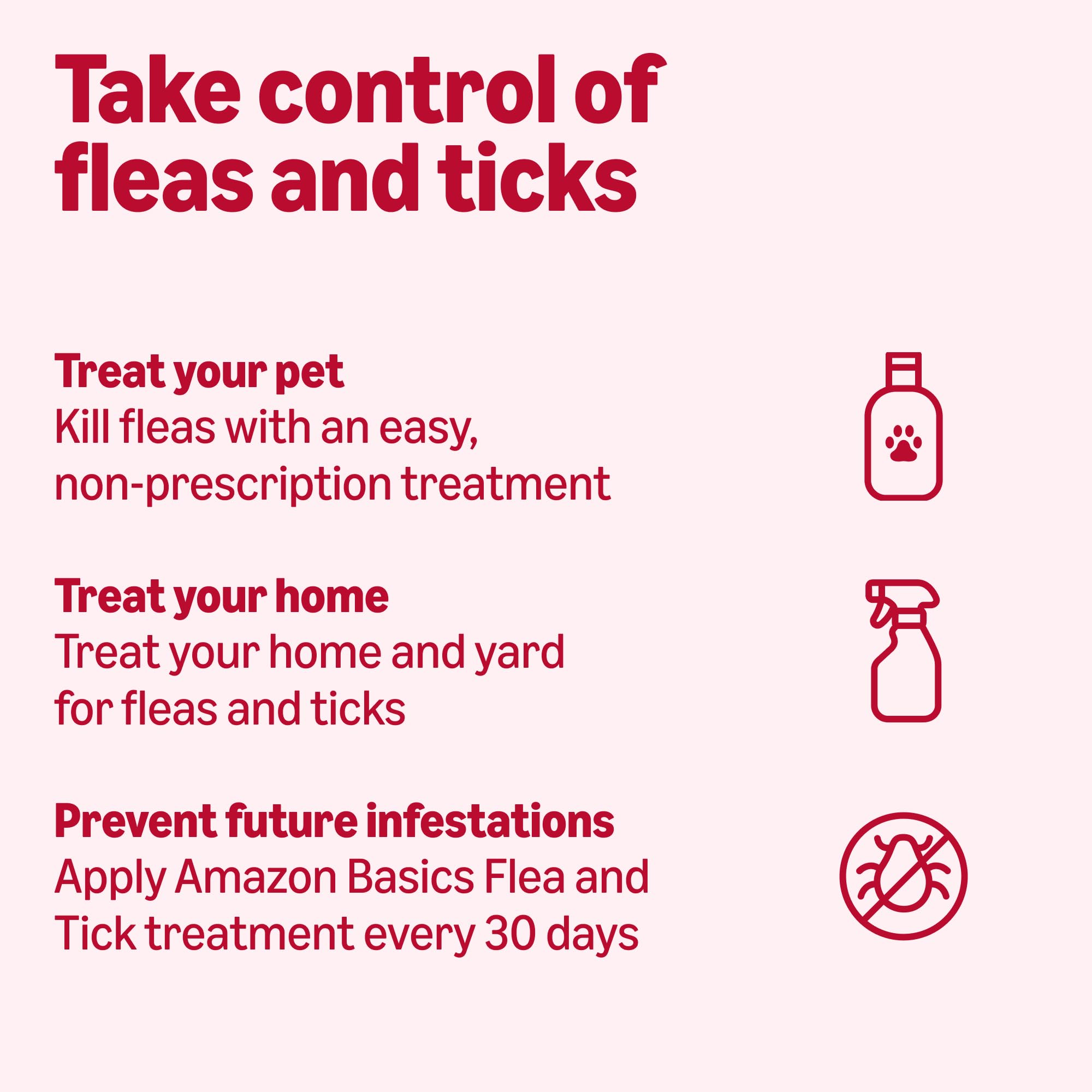 Amazon Basics cible oeufs, larves et tiques pour prevention