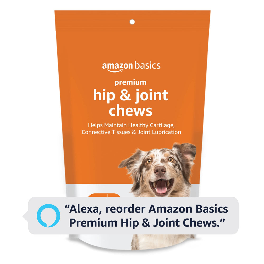 Commande vocale Alexa facilitant le renouvellement des suppléments chien.