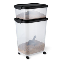 Amazon Basics Conteneur alimentation 10-lbs, stockage pratique et frais pour croquettes