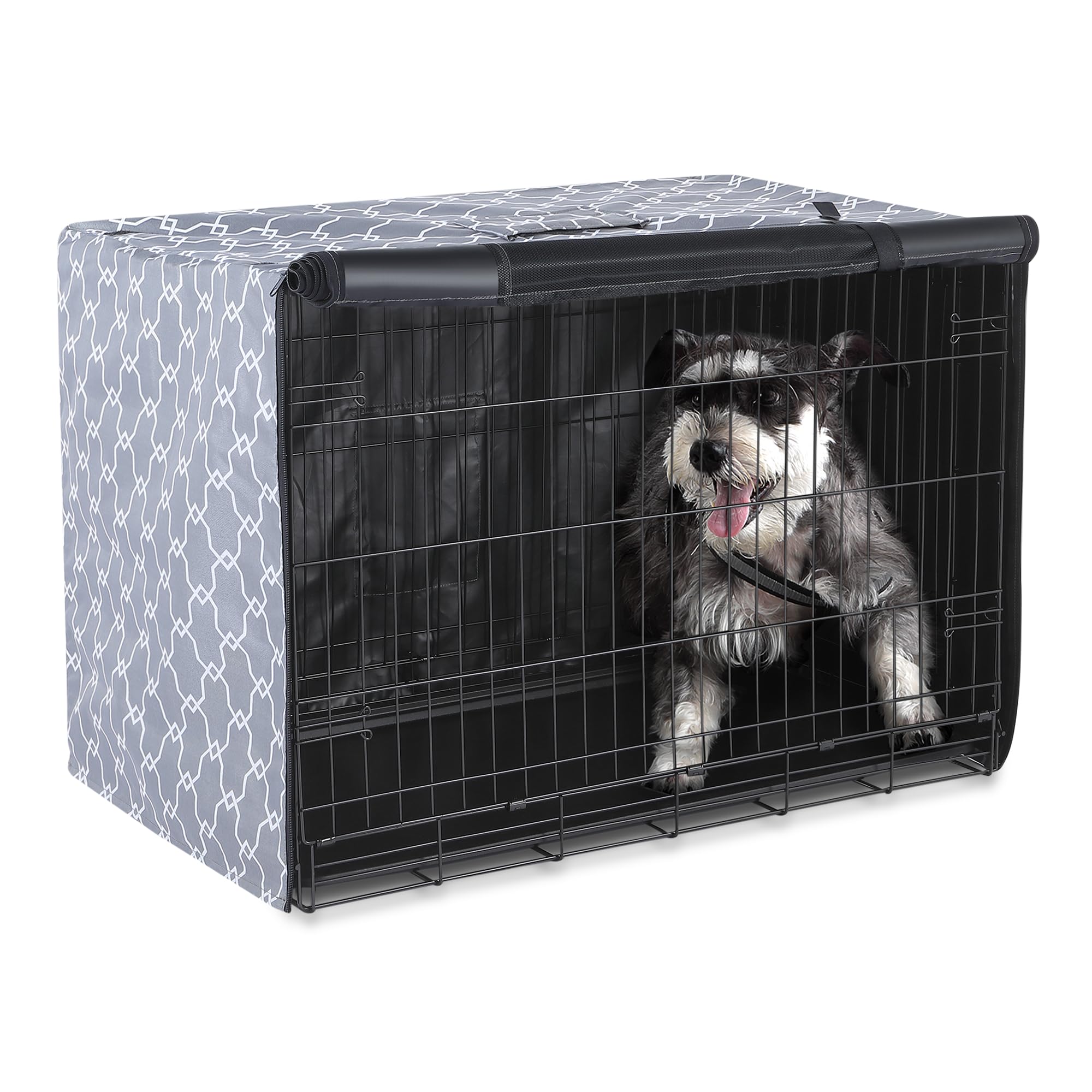 Amazon Basics couverture cage chien 36 pouces, intimité et sécurité.