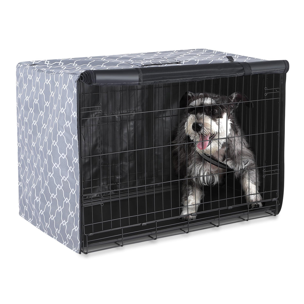Amazon Basics couverture cage chien 36 pouces, intimité et sécurité.