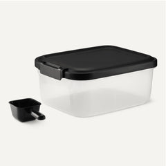 Cuillère amovible avec emplacement de rangement pratique.