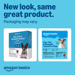 Amazon Basics – pack de 4 doses, solution pratique pour la prévention mensuelle.