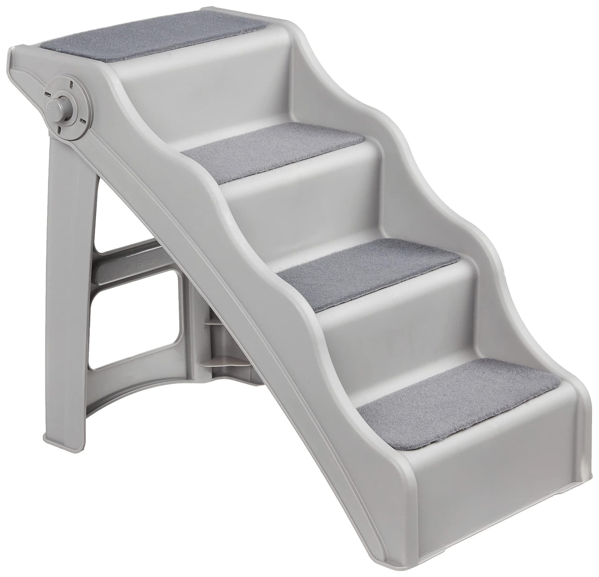 Escalier Amazon Basics pour animaux pliables offrant stabilité pour petites pattes