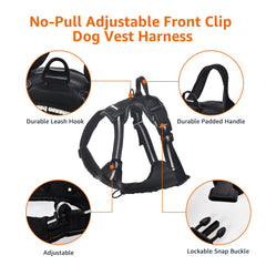 Harnais Amazon Basics durable en polyester pour chien.