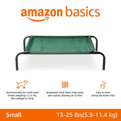 La maillage respirant du lit amazon-basics offre une ventilation accrue.