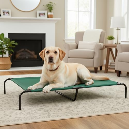 Montage rapide grâce aux outils inclus pour le lit chien Amazon Basics.