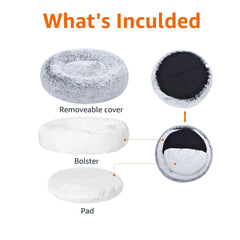 Housse amovible Amazon Basics lavable en machine pour l’entretien pratique.