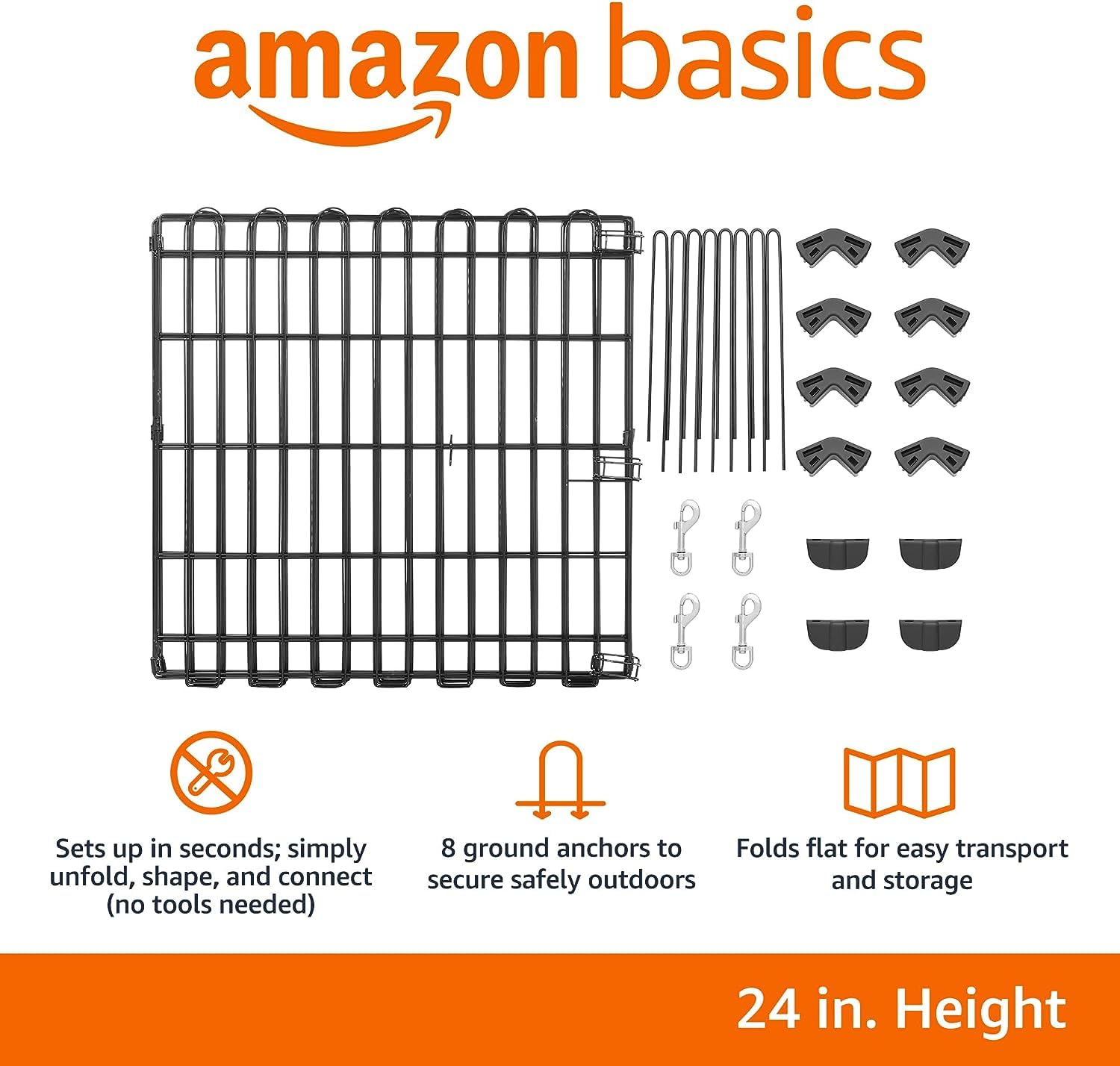 Montage rapide sans outils avec Amazon Basics.