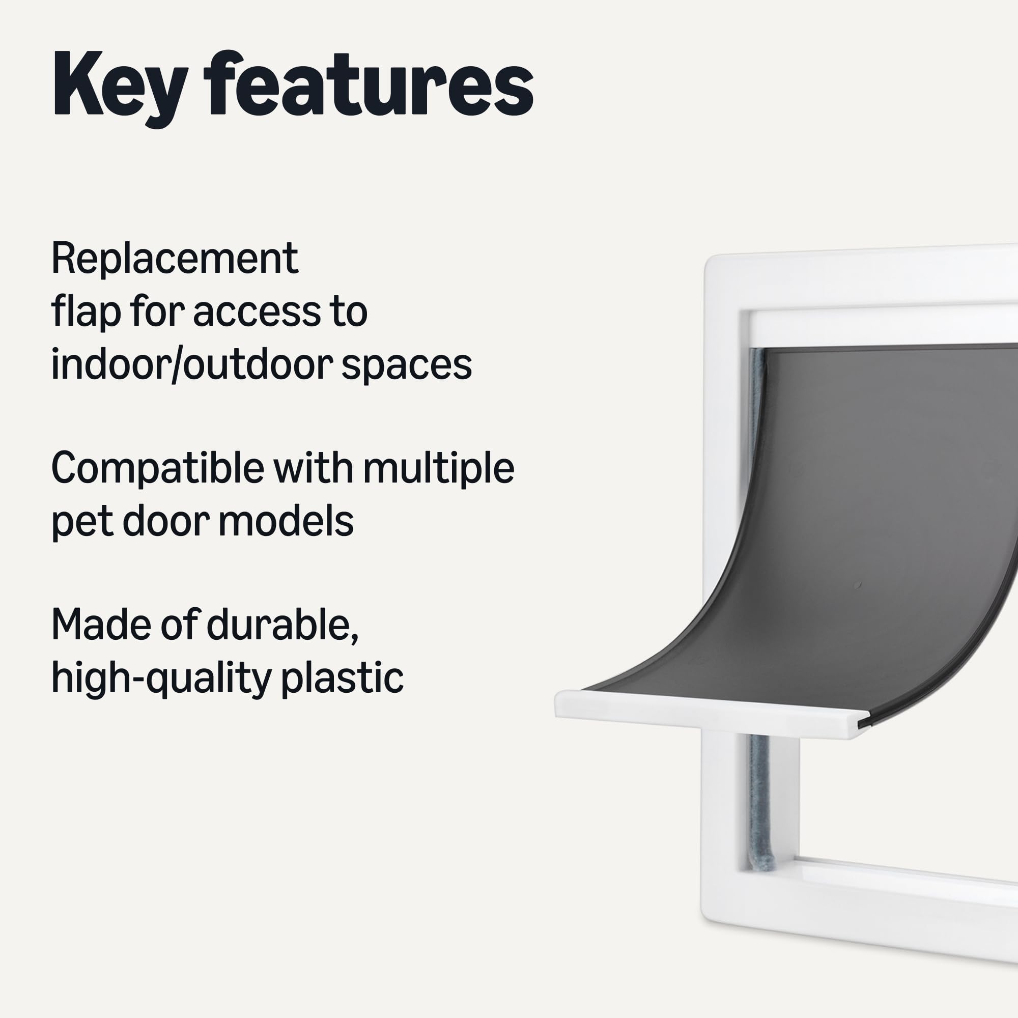 Amazon Basics ouverture porte animaux moyen: flexible et compatible