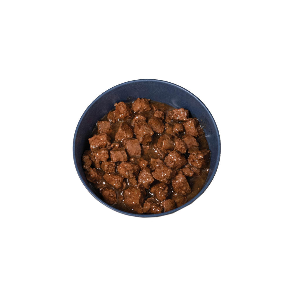 Amazon Basics pack nourriture humide chien, format pratique de 12 boîtes