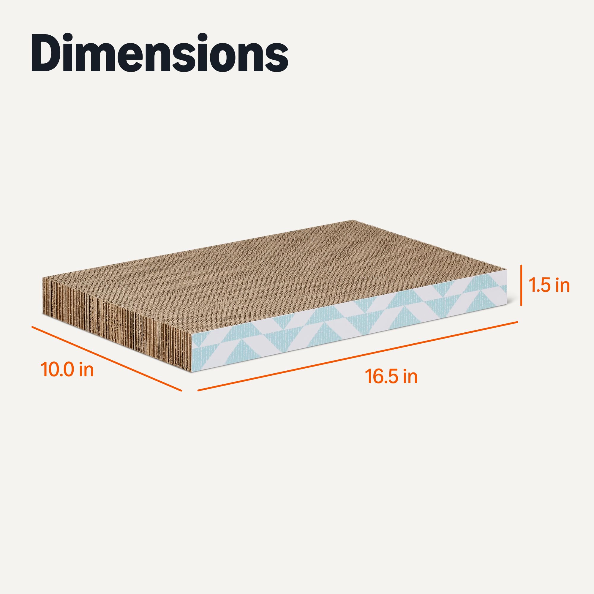 Amazon Basics plateau griffes-chat-carton bleu: assemblage rapide et déplacement facile.