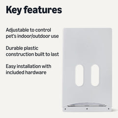Porte Amazon Basics adaptée aux petits animaux: chats et petits chiens