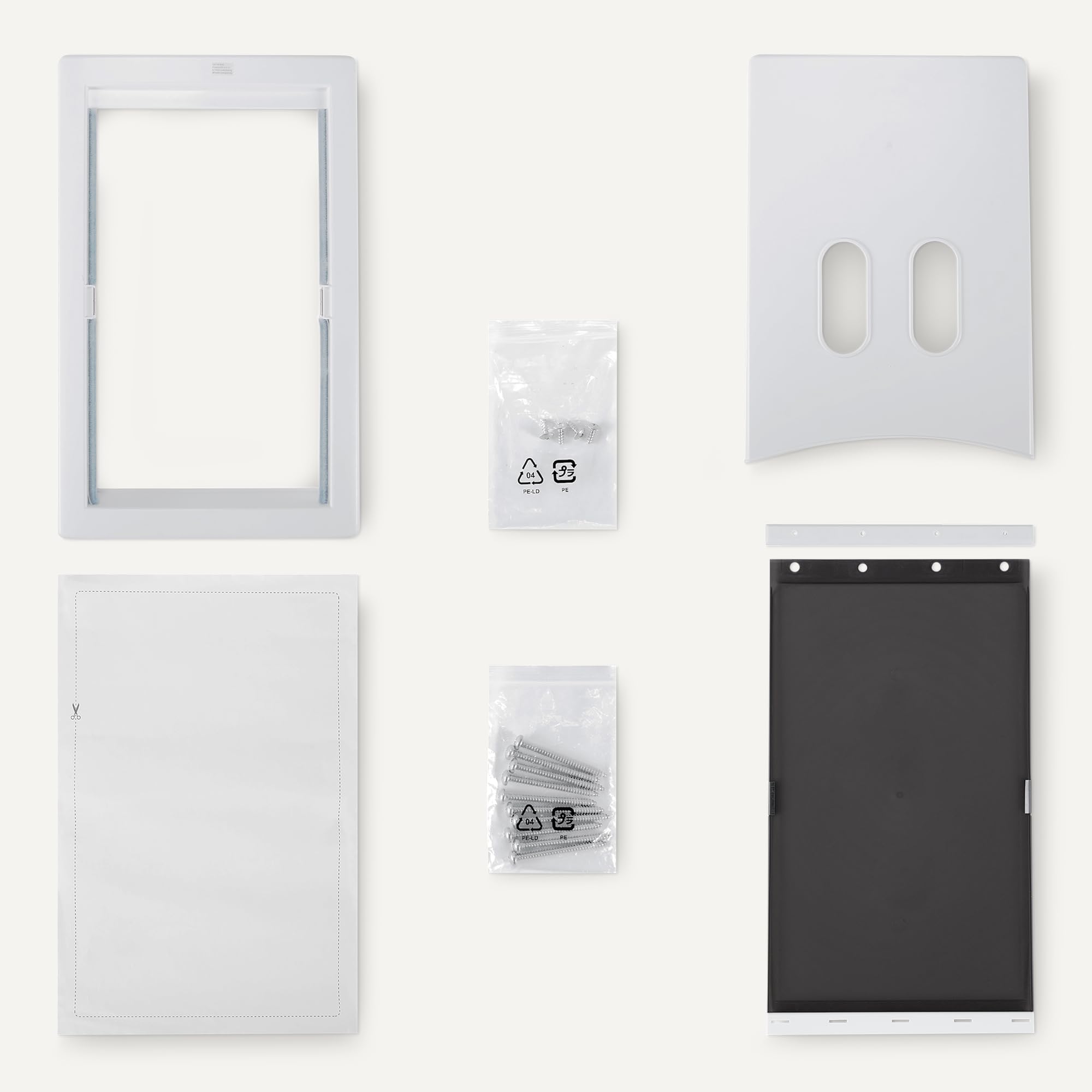 Montage rapide: toutes les pièces incluses avec la porte Amazon Basics