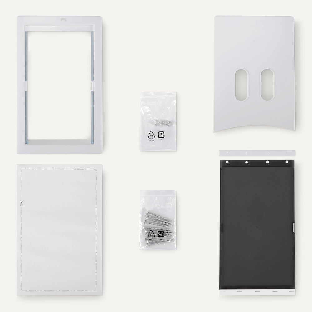Montage rapide: toutes les pièces incluses avec la porte Amazon Basics