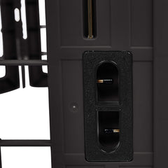 Porte verrouillable Amazon Basics du parc, accès pratique et sécurisé.