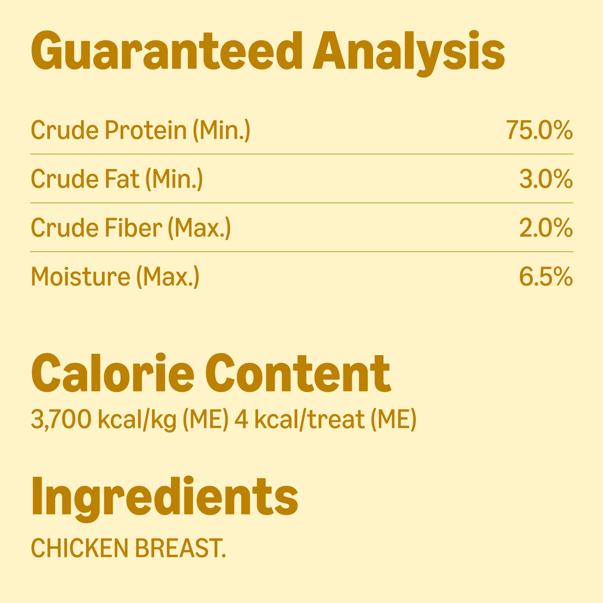 Poulet 100 % Amazon Basics, ingrédient unique pour chiens.