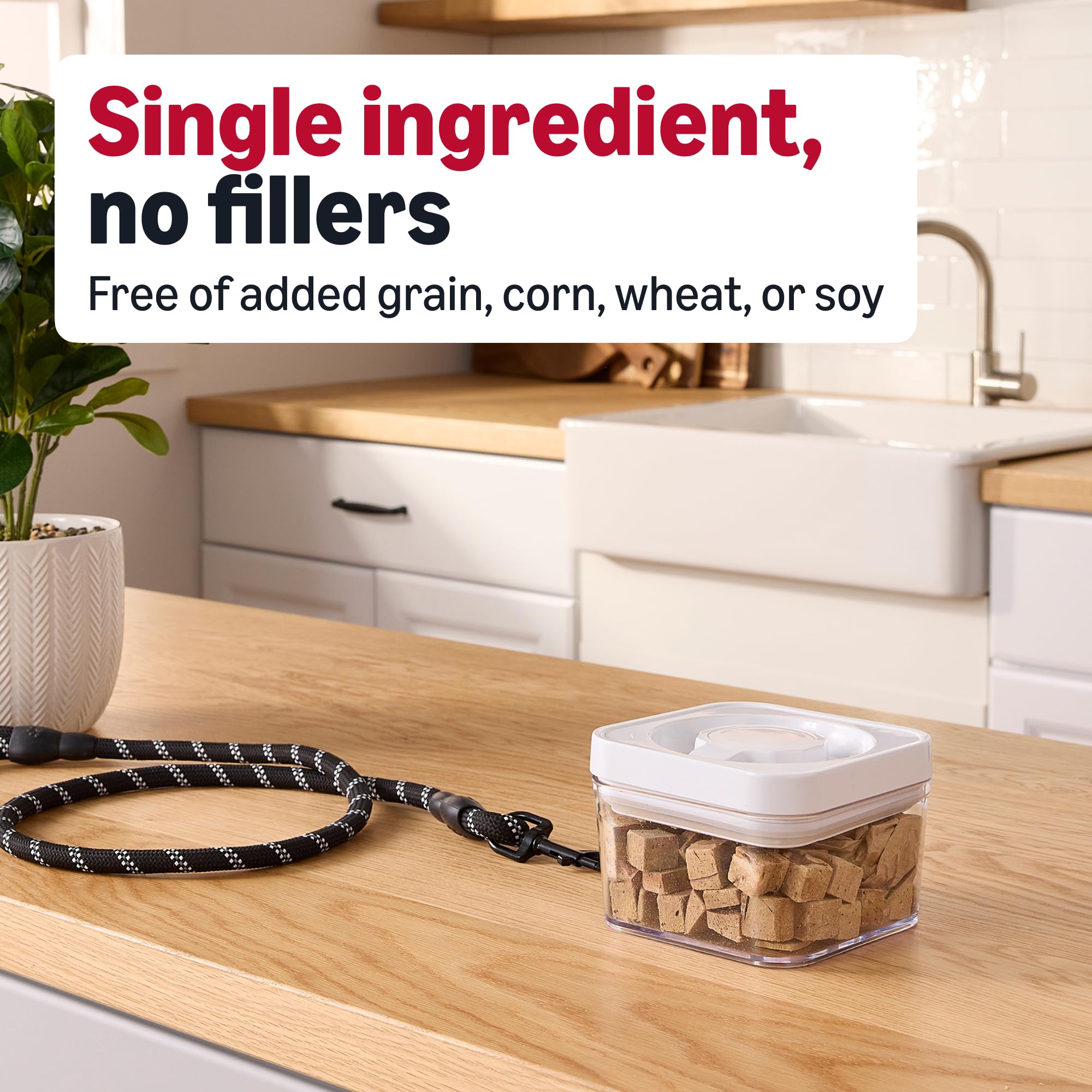 Produit sans cereales Amazon Basics foie boeuf seche: choix pour chiens sensibles.
