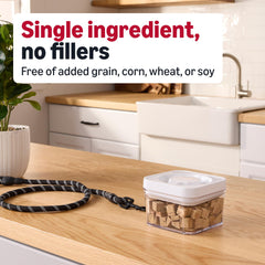 Produit sans cereales Amazon Basics foie boeuf seche: choix pour chiens sensibles.