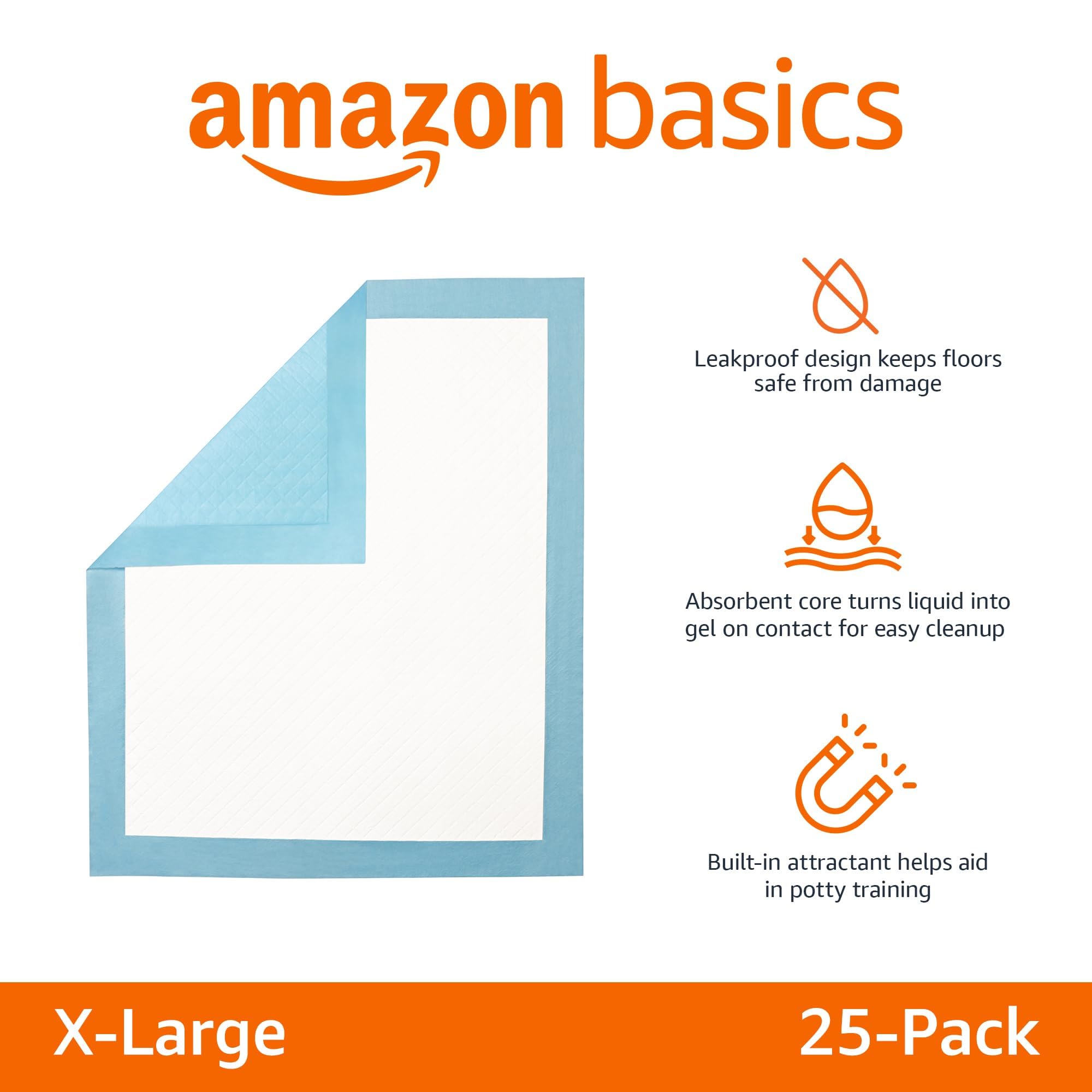 Surface séchage rapide du tapis absorbant Amazon Basics pour chien