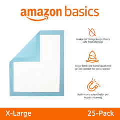 Surface séchage rapide du tapis absorbant Amazon Basics pour chien