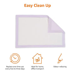 Tampons absorbants Amazon Basics pour litière multi-chats, usage pratique et universel.