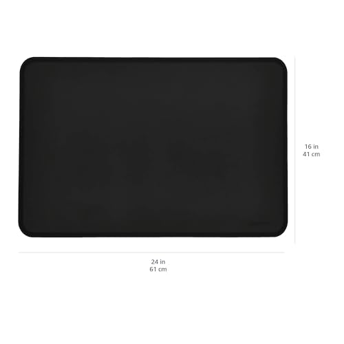 Amazon Basics tapis pour deux bols, grand format 24×16 pouces.