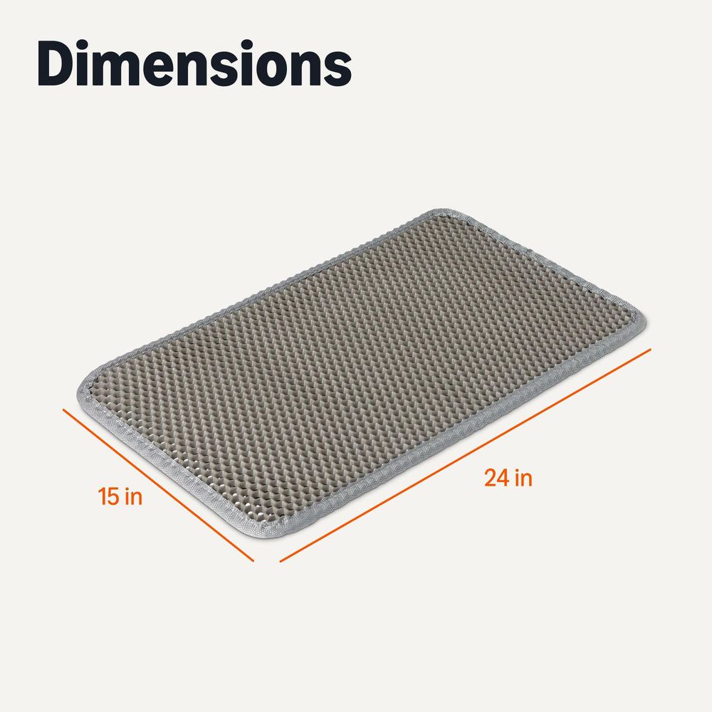 Amazon Basics tapis litiere chat dessous antiderapant maintient stable le tapis