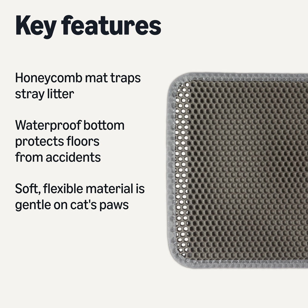 Amazon Basics tapis litiere chat surface nidabeille retient particules