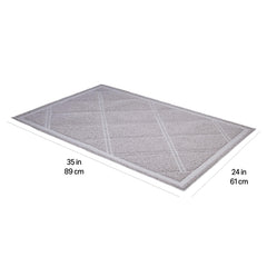 Amazon Basics tapis-litiere-chat-gris surface-douce: confort pour les pattes sensibles