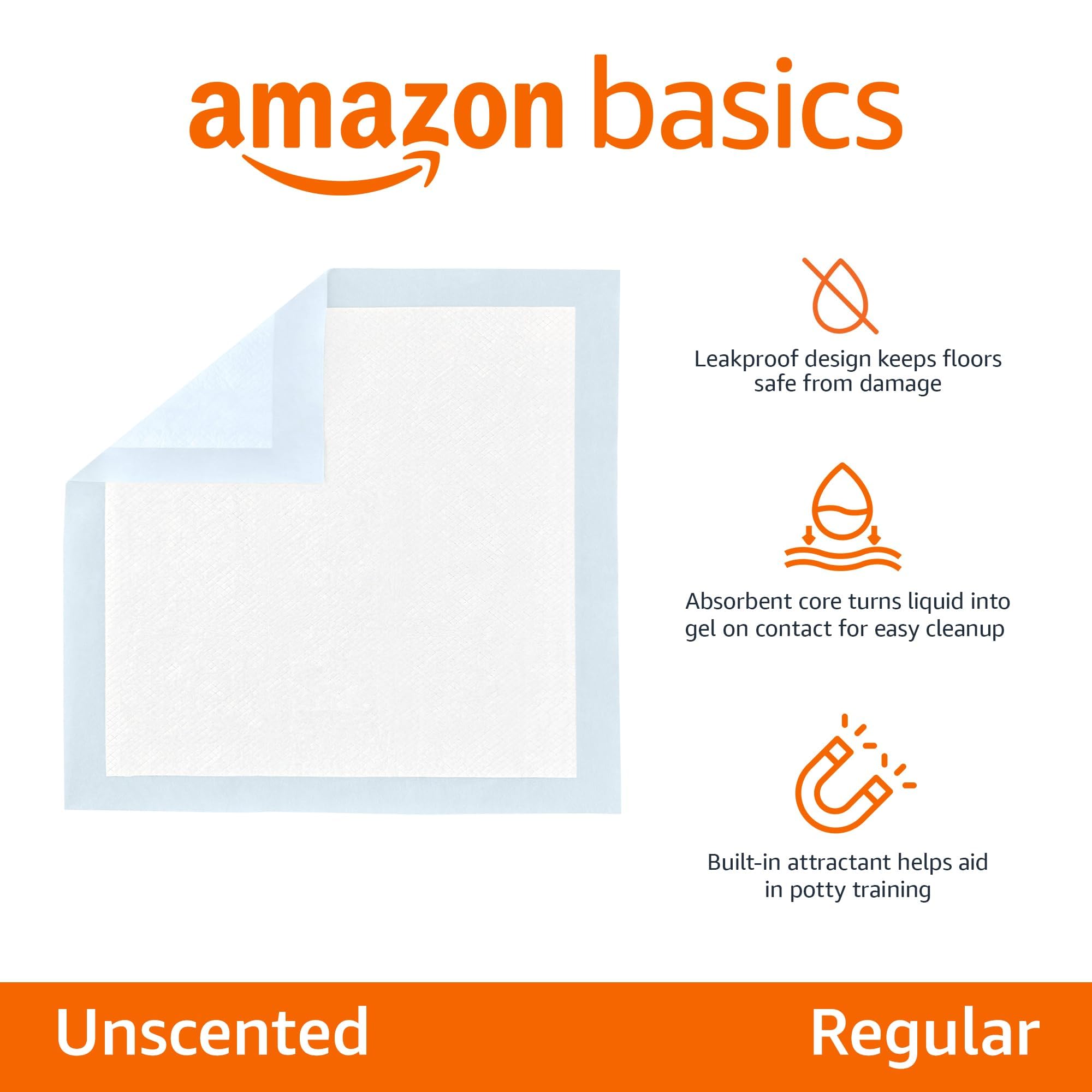 Amazon Basics tapis-pipi 5 couches, protection du sol.
